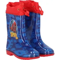 COFI Spiderman Regenstiefel Wasserdichte Outdoor-Gummistiefel für Kinder Größe 24