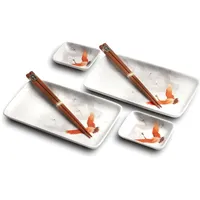 WESTCRAFT JAPAN Katze & Koi SUSHI TELLER SET |