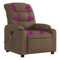 VidaXL Massagesessel mit verstellbarer Rückenlehne und Liegefunktion Stoff 147