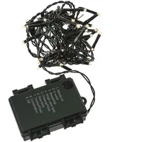 MARELIDA LED Lichterkette Weihnachtslichterkette - 48 warmweiße LED -