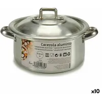 Kinvara Topf mit Deckel Ø 14 cm Silberfarben Aluminium