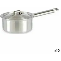 Kinvara Topf mit Deckel Ø 12 cm Silberfarben Aluminium