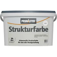Primaster Strukturfarbe 10 L weiß