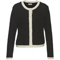 LASCANA Strickjacke Damen schwarz-creme Gr.32/34