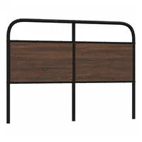 VidaXL Kopfteil Braun Eichen-Optik 120 cm Stahl und Holzwerkstoff