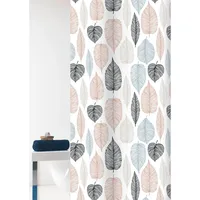GRUND Duschvorhang Duetto 180 x 200 cm braun, weiß