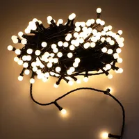 Spetebo LED Lichterkette für Außen mit 200 mini Kugeln