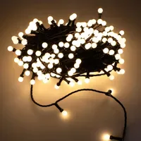 Spetebo LED Lichterkette 20 m Wasserdicht Warmweiß