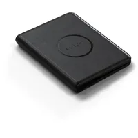 Satechi Vegan-Leather Passport Wallet with Find My Black
