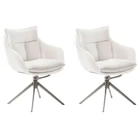 MCA Furniture MCA Stuhl Parker Stoff Beige Creme