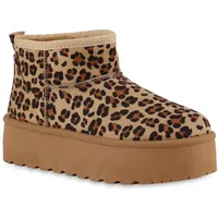 VAN HILL Winter Boots in Hellbraun Leo