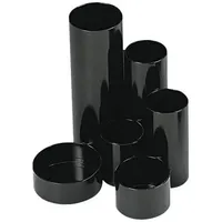 Wedo Stiftehalter 6 Fächer Kunststoff Schwarz
