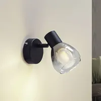 LINDBY Wandleuchte Ø9 schwarz,
