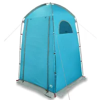 VidaXL Duschzelt Blau Wasserfest