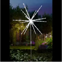 Mojawo LED Gartenstecker Polarstern kaltweiß DIA 50xH95cm Batterie
