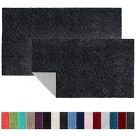 Casa pura Karat Sky Soft Schwarz 70 x 120