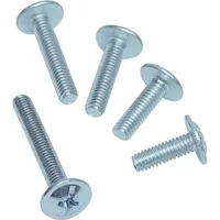 Hettich MB-Befestigungsschraube 71555, M4x24mm Kreuz- und Doppelschlitz Stahl, verzinkt