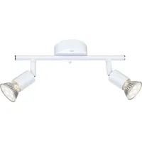 GLOBO LED Decken Lampe Leuchte Metall Weiß Glas Spots