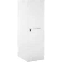 Laundreezy Mehrzweckschrank abschließbar, Weiß - (B/H/T)