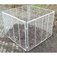 Baumarktplus Komposter Metallkomposter 100x100x80 cm Gartenkomposter feuerverzinkt