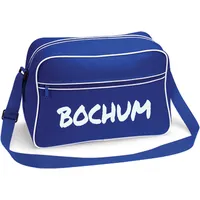 Multifanshop Retrotasche - Bochum - Textmarker - Druck weiß