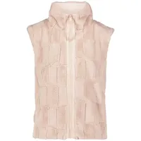Betty & Co Kunstfell-Weste mit Stehkragen Beige,36 | 36