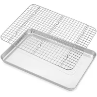 Luxuskollektion Backblech Abkühlgitter Edelstahl Groß Backform
