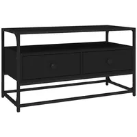 VidaXL TV-Schrank Schwarz 80x35x45 cm Holzwerkstoff