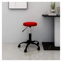 VidaXL Bürostuhl Drehbar Weinrot Samt