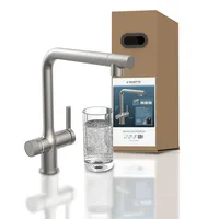 Schütte AQUASTAR PREMIUM Sprudelwasser-Spültischarmatur mit Kühl- und Filtersystem, 3