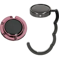 Kwmobile Taschenhalter für Tisch - 2X Faltbare Antirutsch Handtaschenhalter
