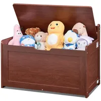 Vevor Kindersitzbank Spielzeug Aufbewahrungsbank, Sitzbank mit Stauraum Kinder Spielzeugkiste,