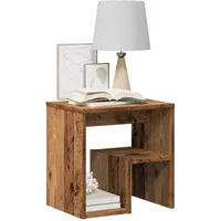 VidaXL Nachttisch Altholz-Optik 40x30x40 cm Holzwerkstoff