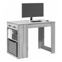 VidaXL Schreibtisch Grau Sonoma