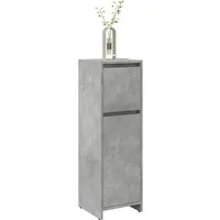 VidaXL Badezimmerschrank Betongrau 30x30x95 cm Holzwerkstoff