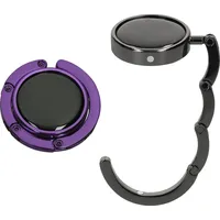 Kwmobile Taschenhalter für Tisch - 2X Faltbare Antirutsch Handtaschenhalter