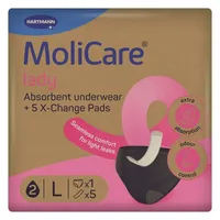 MoliCare lady Absorbent Underwear+5 Pads Größe L