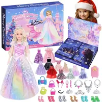 Luxuskollektion Adventskalender 2024 für Mädchen – Weihnachts-Countdown mit 24