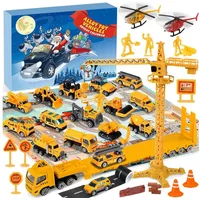 Luxuskollektion iZoeL Adventskalender 2024 Autos Baustelle Kinder Jungen 24