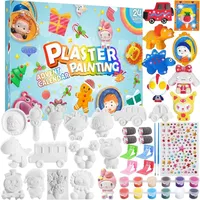Luxuskollektion Adventskalender 2024 Kinder Malset Weihnachtskalender DIY Bastelset 24