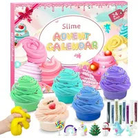 Luxuskollektion Schleim Adventskalender 2024 Kinder Jungen Mädchen DIY Crystal