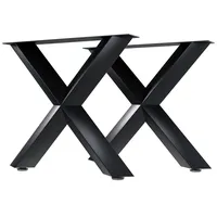 CLP 2er Set Tischbeine Stanton I Tischgestell in X-Form