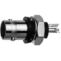 Telegärtner BNC-Einbaubuchse 50 Ohm mit Isolierflansch weiß