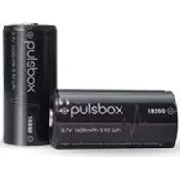 Pulsbox 18350 | 18400 Li-Ion Akku 3,7V 1600mAh integrierte