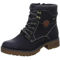 Tom Tailor Damen 4290100023 Mode-Stiefel, Black, 38