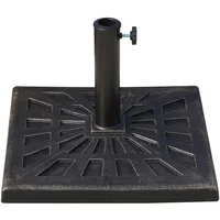 Outsunny Sonnenschirmständer 15 kg Schirmhalter Regenschirm für Ø38 mm