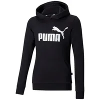 Puma Ess Logo Tr Kapuzenpullover - Black - 7-8