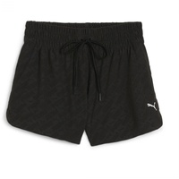 Puma Unisex FIT Marken-Fleece-Shorts, HW, 7,6 cm, Kurze Strickshorts