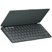 Logitech Keys-To-Go 2 for iPad・Tastatur・integrierte Abdeckung (920-013006) - Schwarz