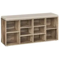 VASAGLE Schuhregal mit Sitzfläche 30 x 104 x 48